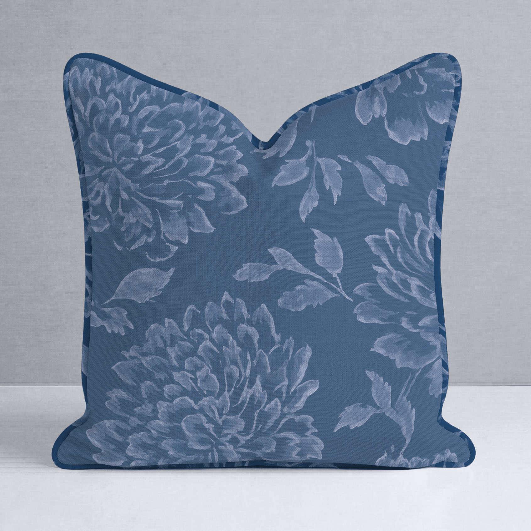 Bedford Blue Throw Pillow - Lemon Park