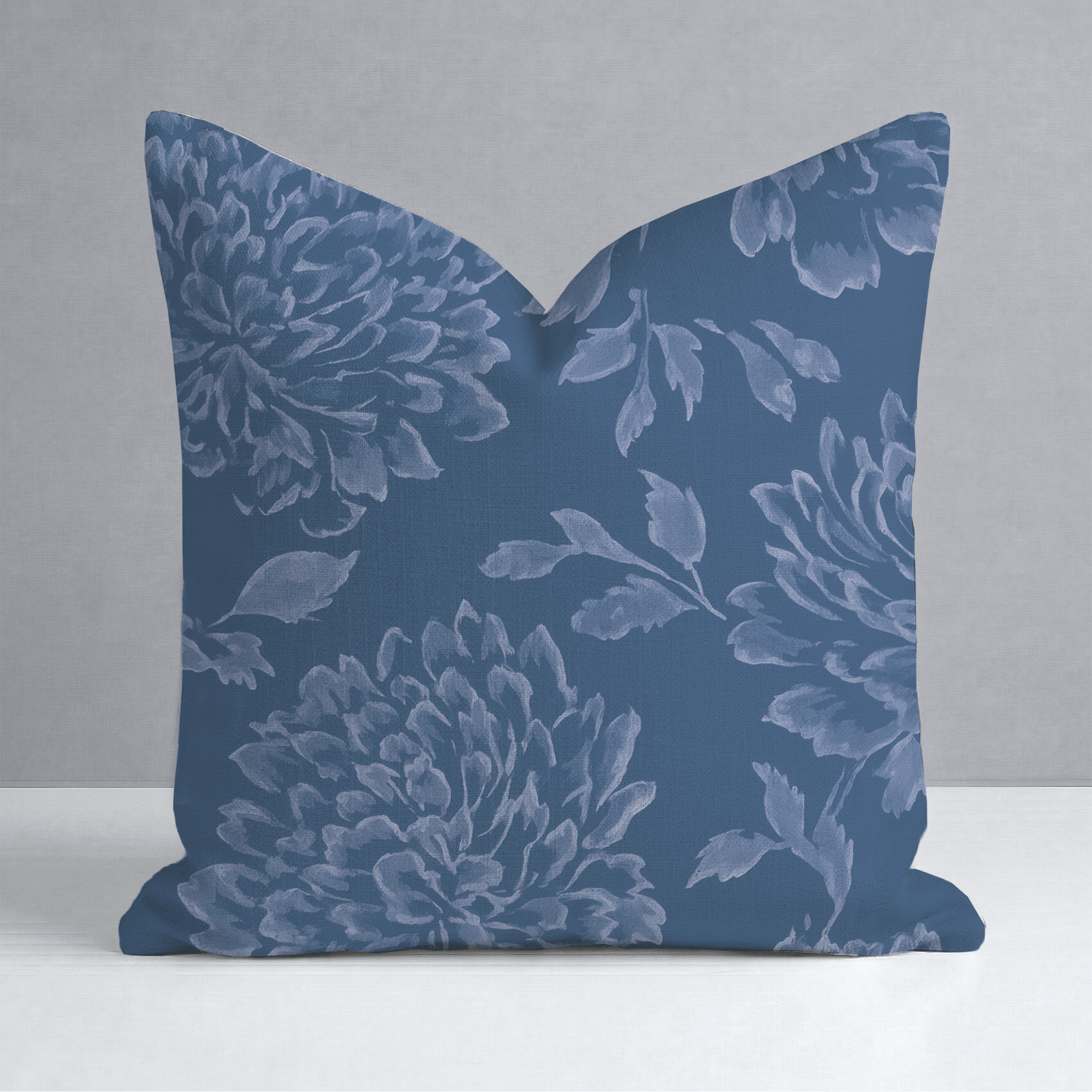 Bedford Blue Throw Pillow - Lemon Park