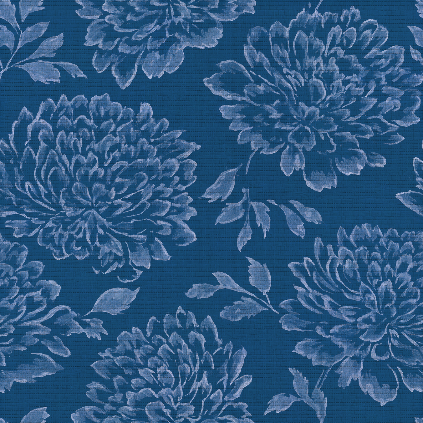 Bedford Blue Faux Grasscloth Wallpaper