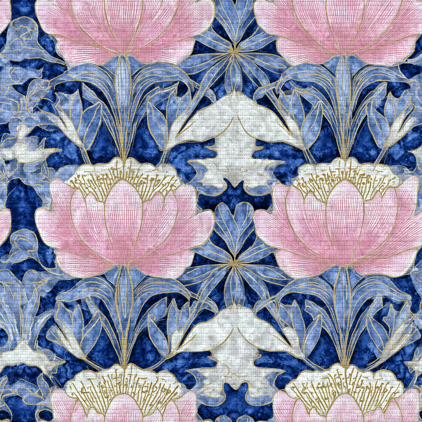 Bejeweled Faux Grasscloth Wallpaper