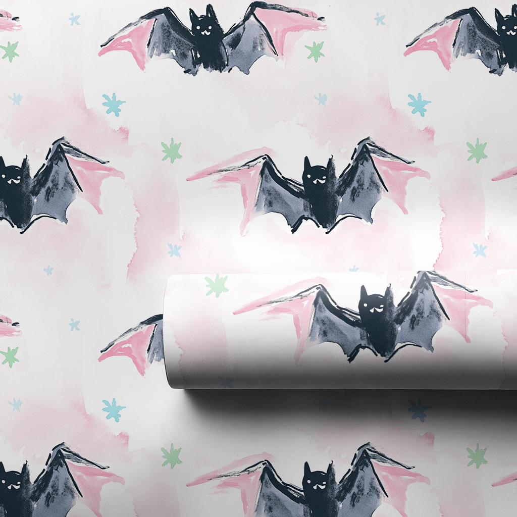 Bekah Bat - Wrapping Paper - Lemon Park