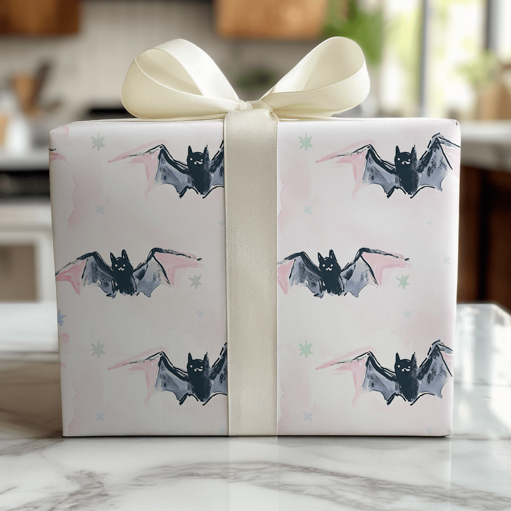 Bekah Bat - Wrapping Paper - Lemon Park