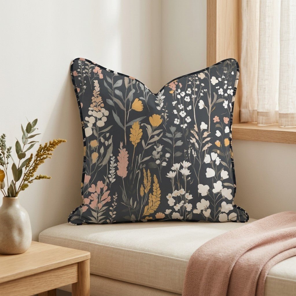 Bell Meadow Throw Pillow - Lemon Park