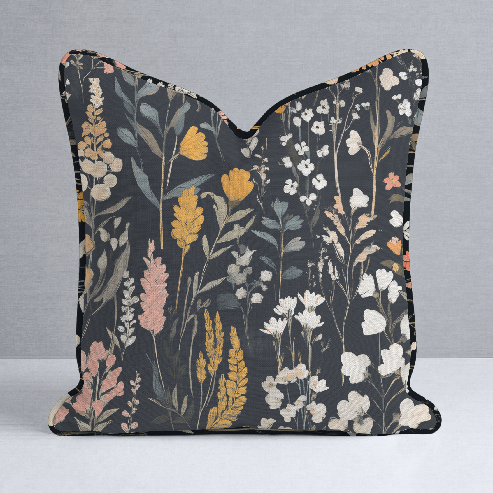 Bell Meadow Throw Pillow - Lemon Park