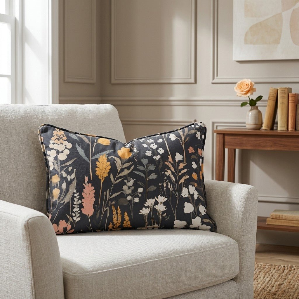 Bell Meadow Throw Pillow - Lemon Park