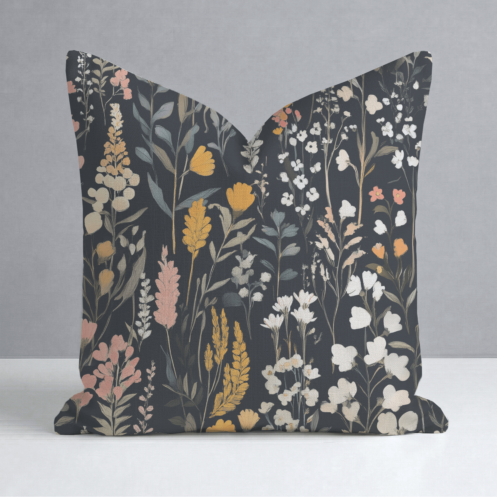 Bell Meadow Throw Pillow - Lemon Park