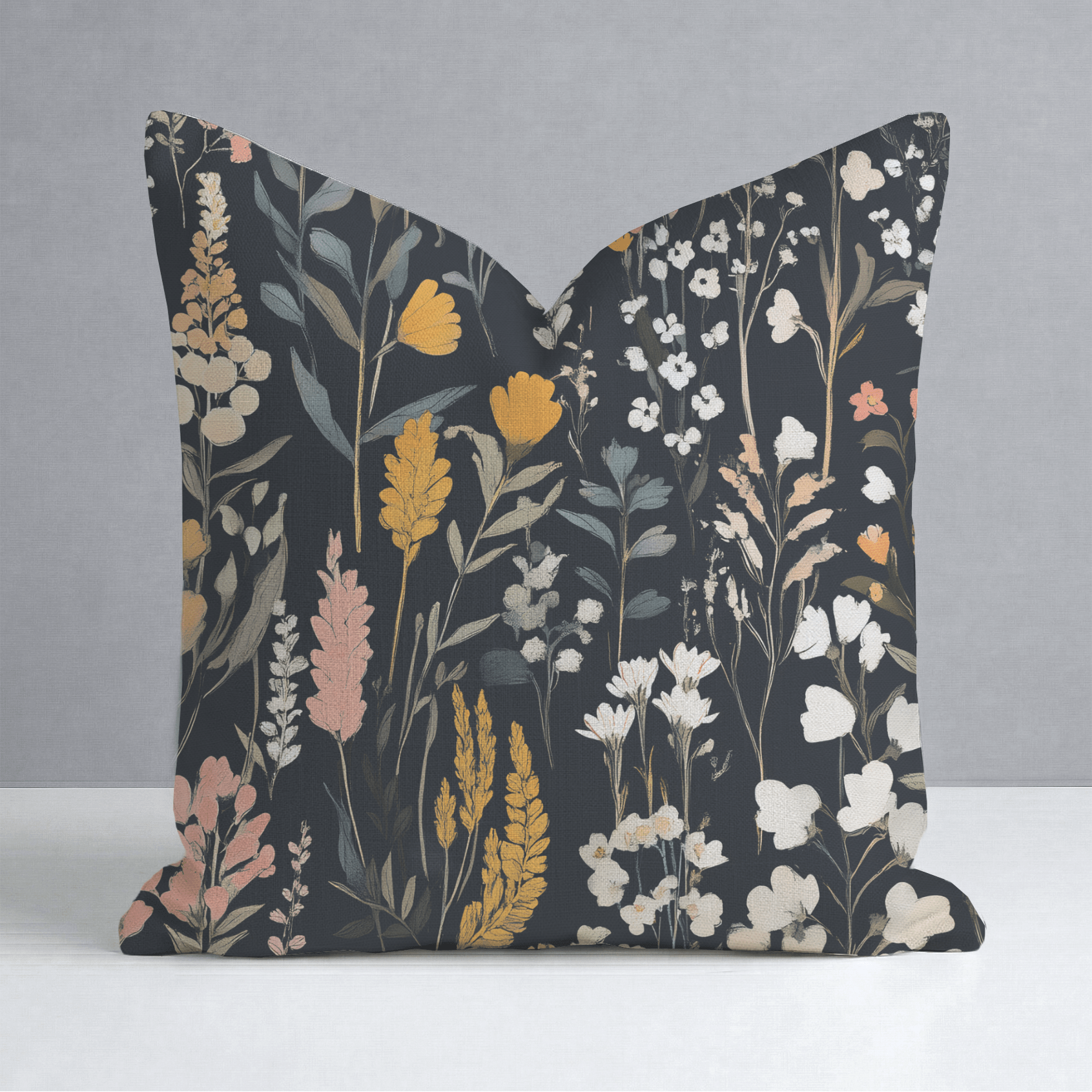 Bell Meadow Throw Pillow - Lemon Park