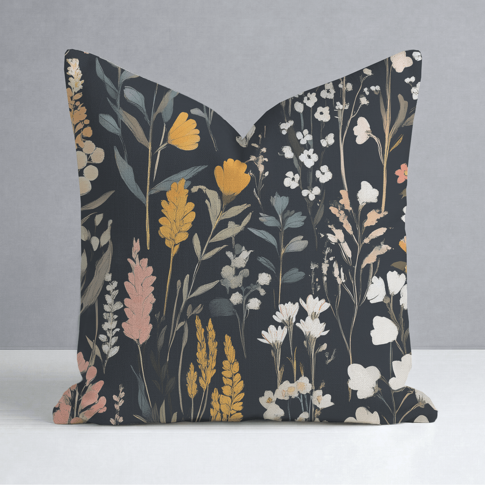 Bell Meadow Throw Pillow - Lemon Park