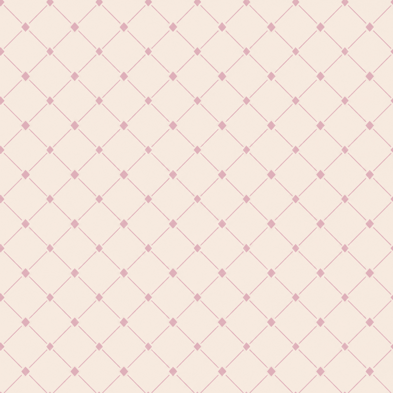 Bellagio Blush Linen Lattice Wallpaper - Lemon Park