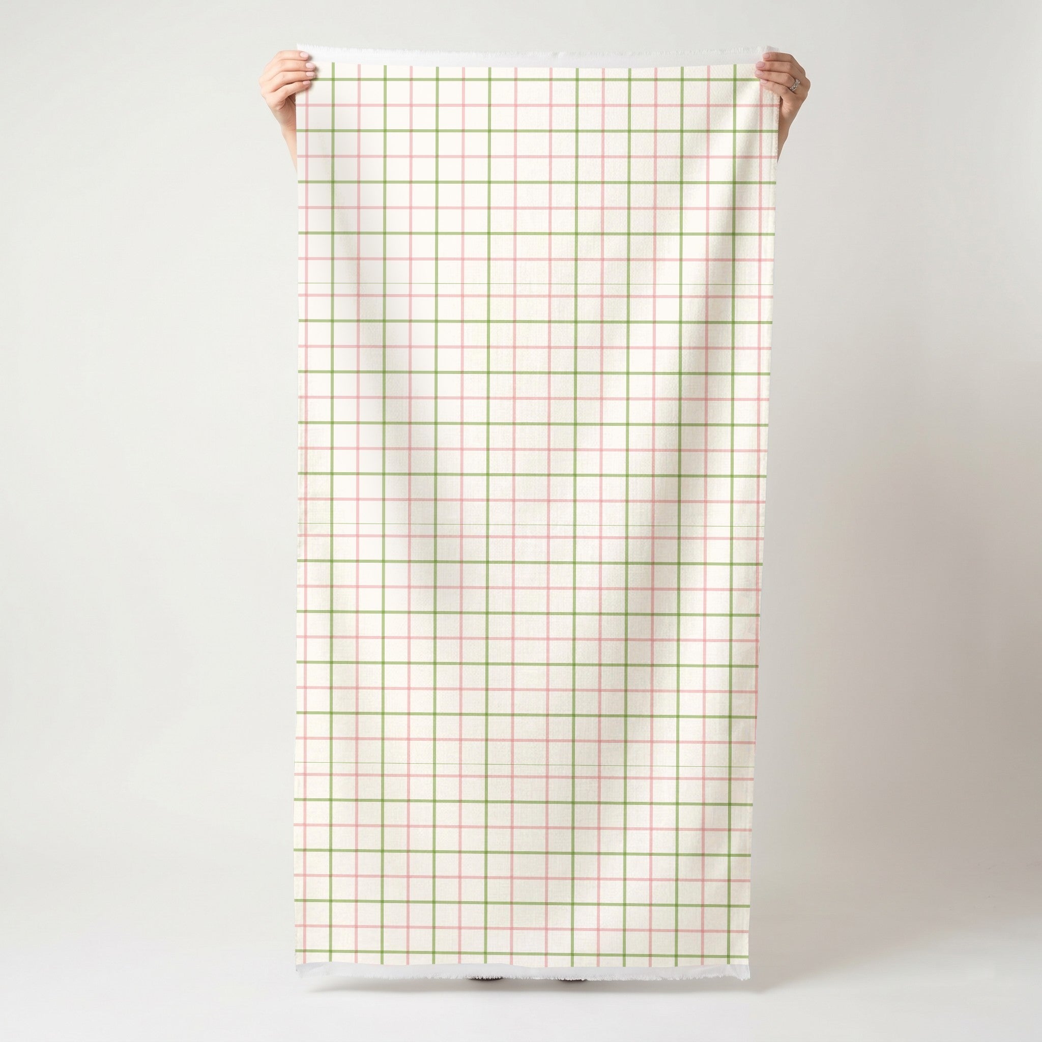 Bellagio Blush Mint Check - Fabric - Lemon Park