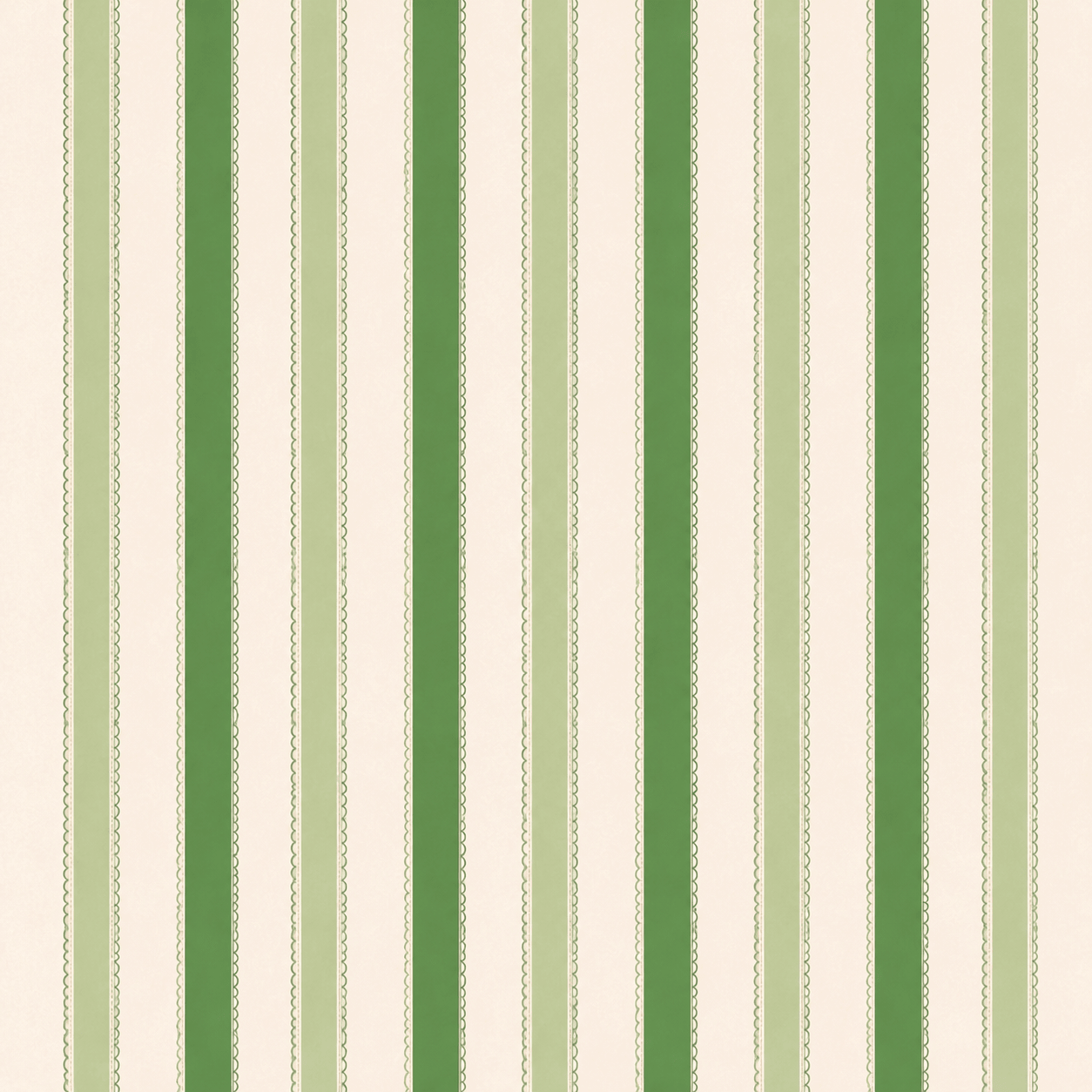 Bellagio Blush Mint Stripes Wallpaper - Lemon Park