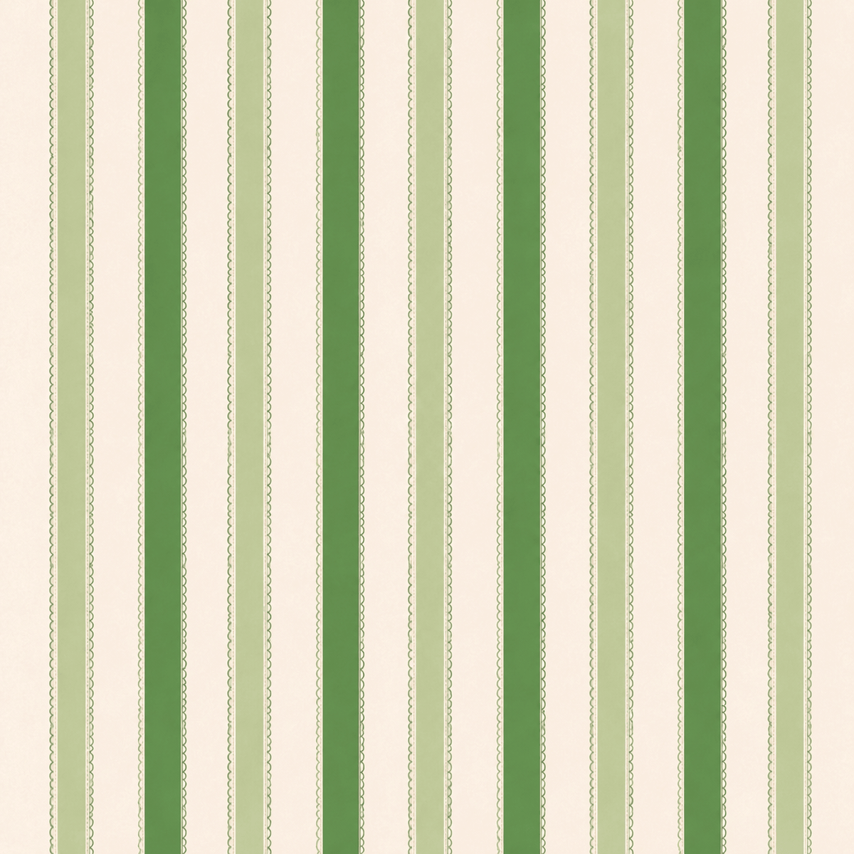 Bellagio Blush Mint Stripes Wallpaper - Lemon Park