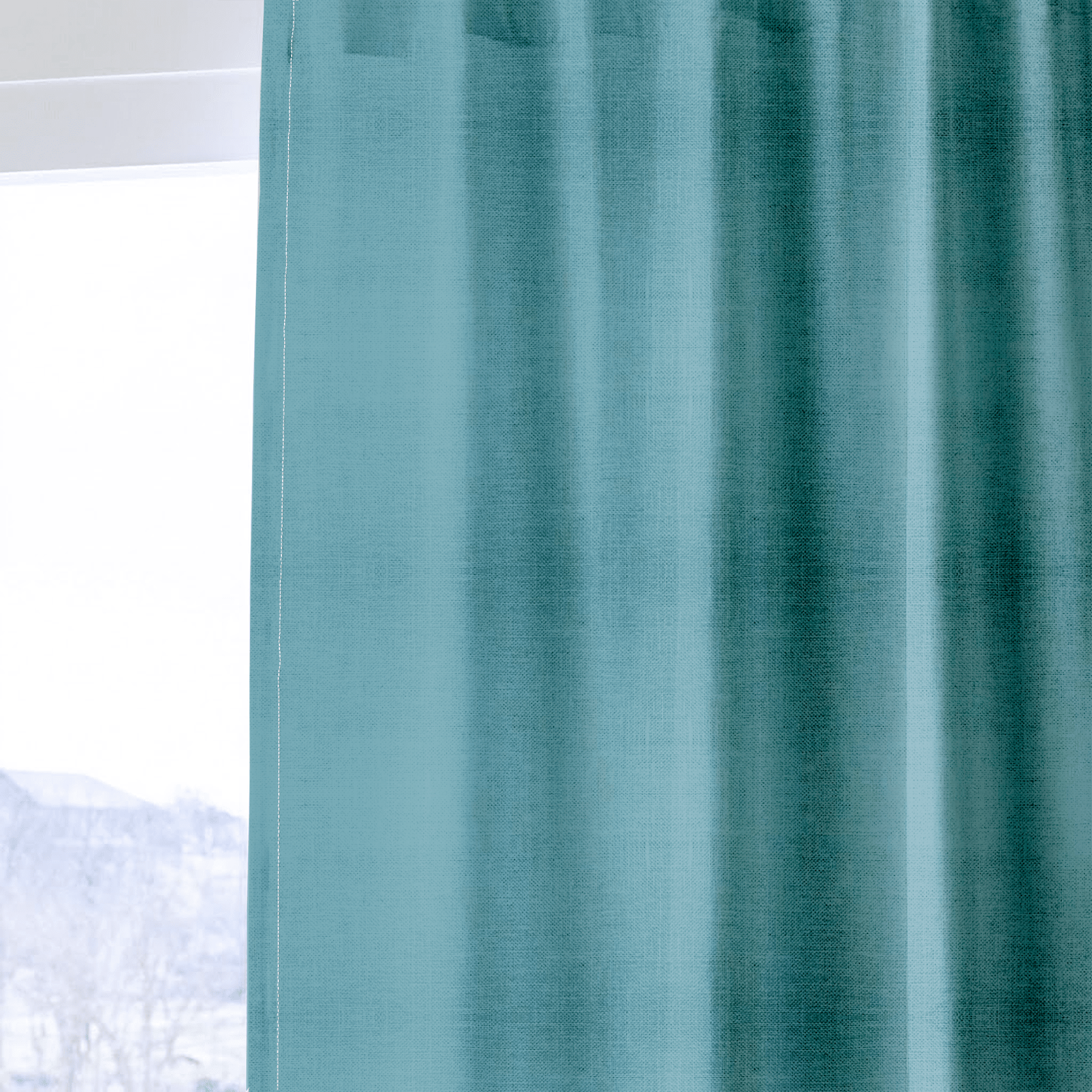 Bellagio Blush Ocean Blue - Drapery - Lemon Park