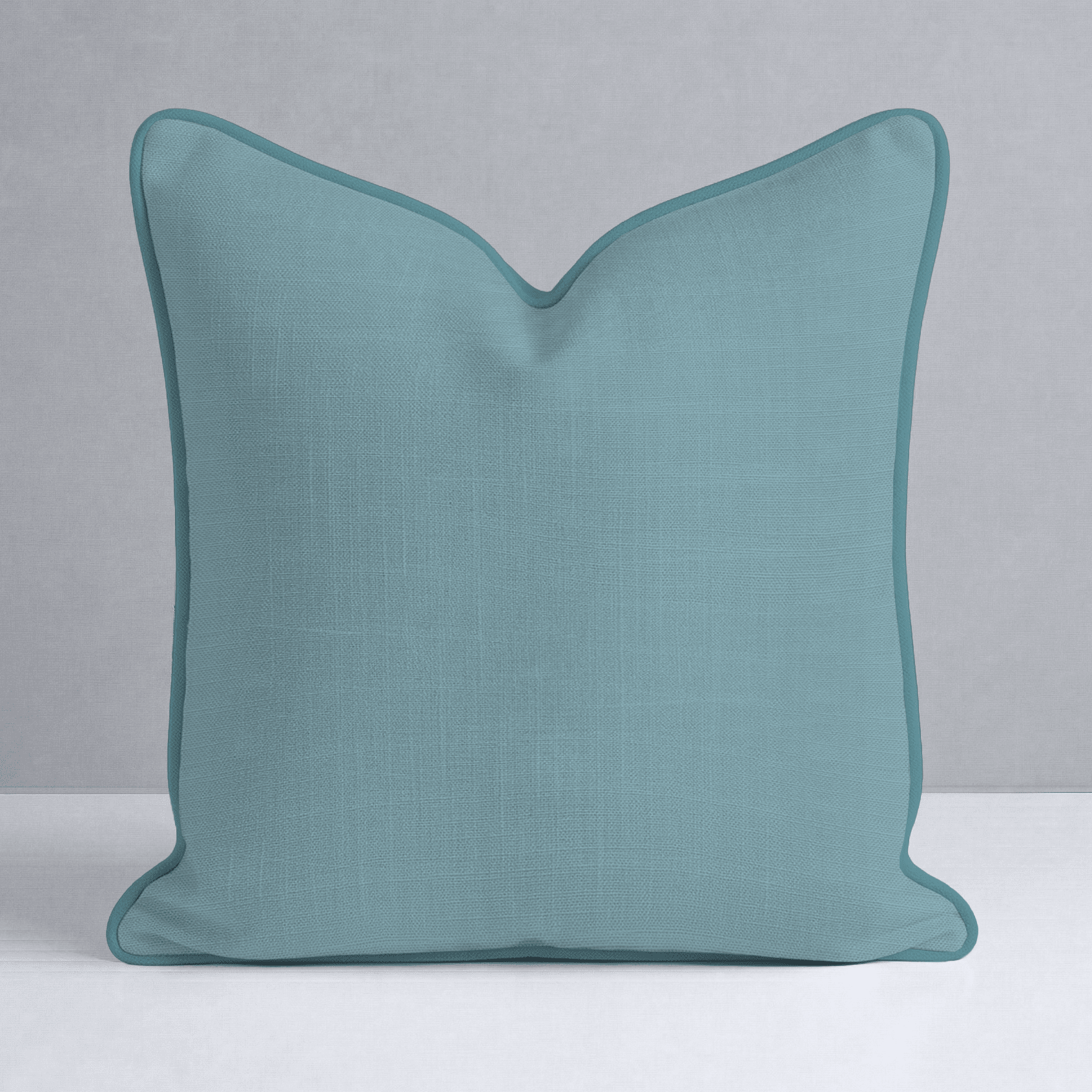Bellagio Blush Ocean Blue Throw Pillow - Lemon Park