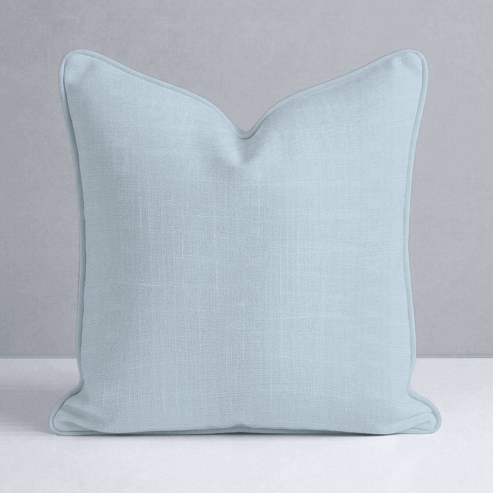 Bellagio Blush Powder Blue Throw Pillow - Lemon Park