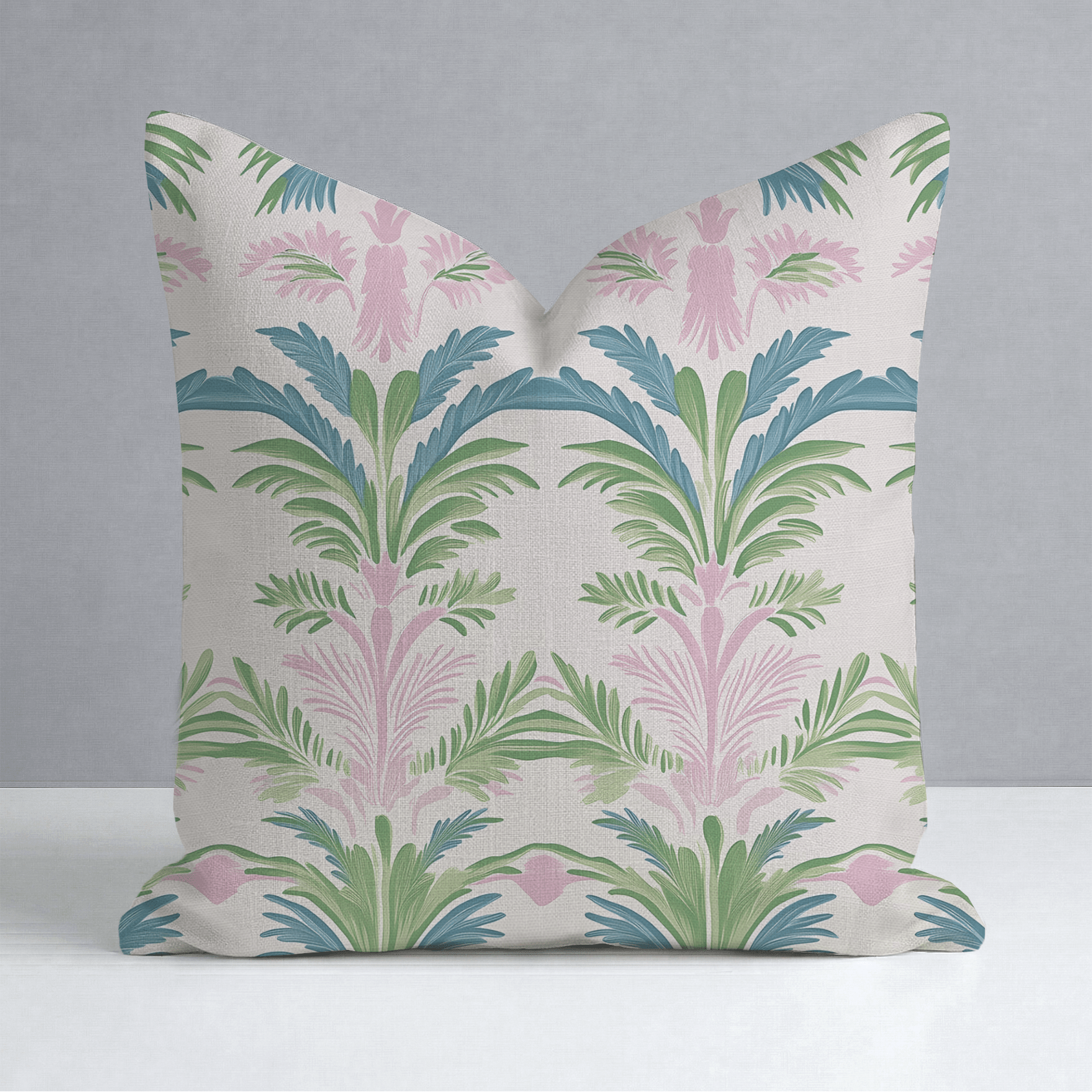 Bellagio Blush Throw Pillow - Lemon Park