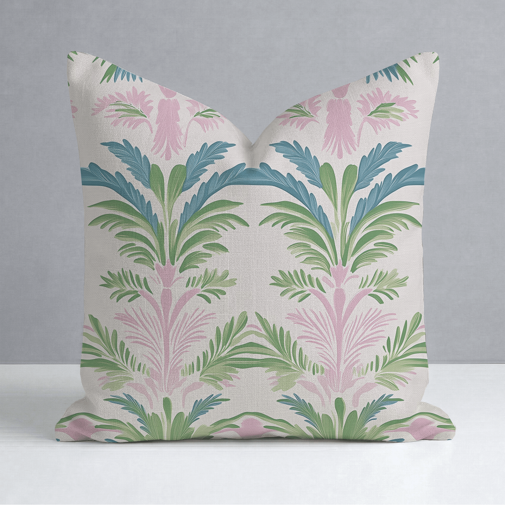 Bellagio Blush Throw Pillow - Lemon Park
