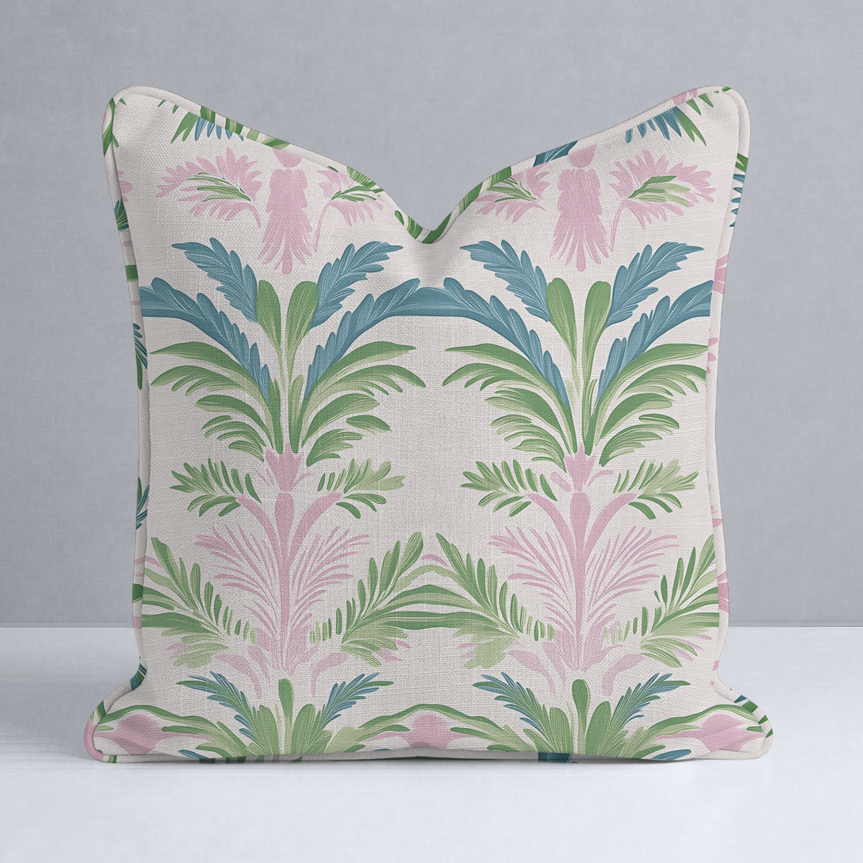 Bellagio Blush Throw Pillow - Lemon Park
