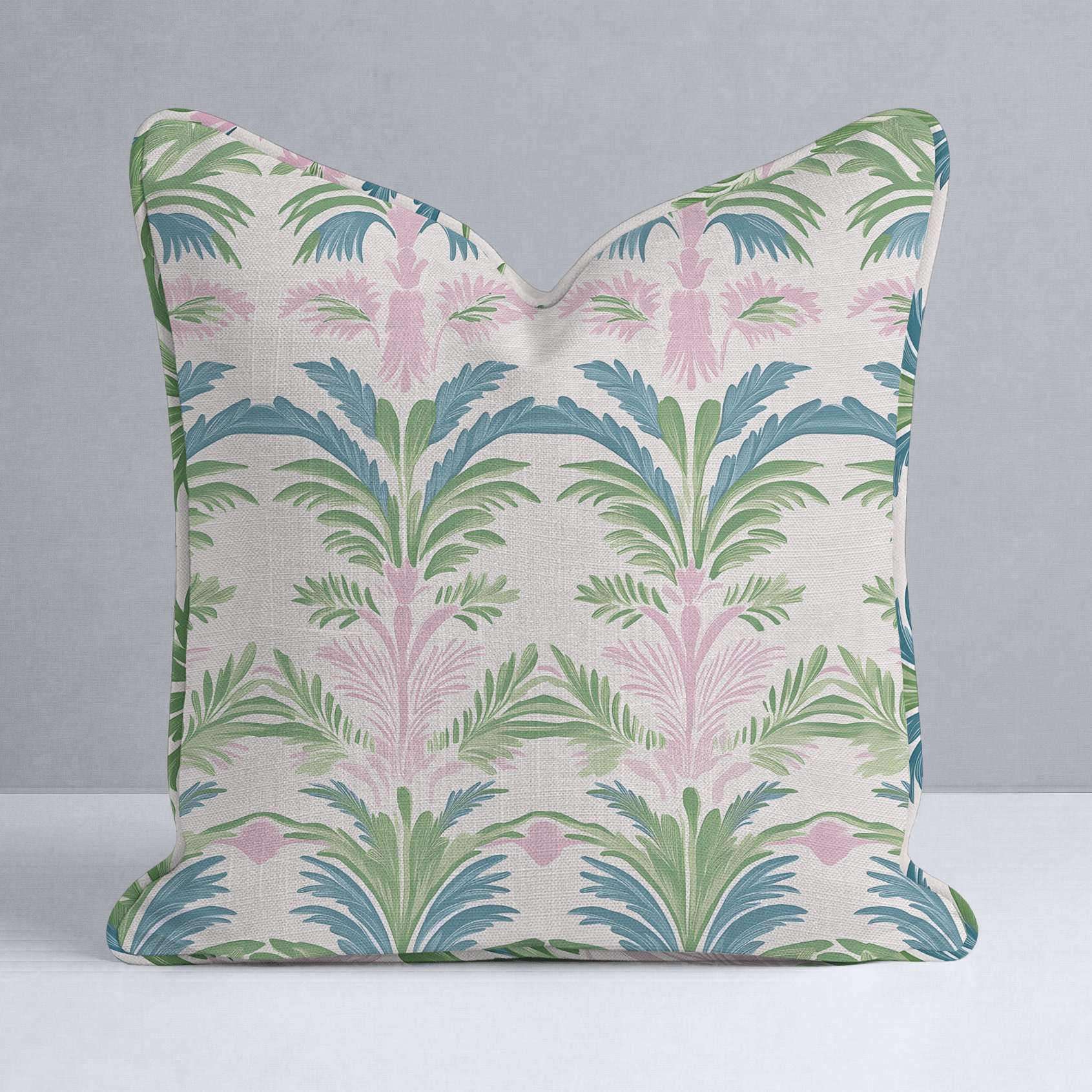 Bellagio Blush Throw Pillow - Lemon Park