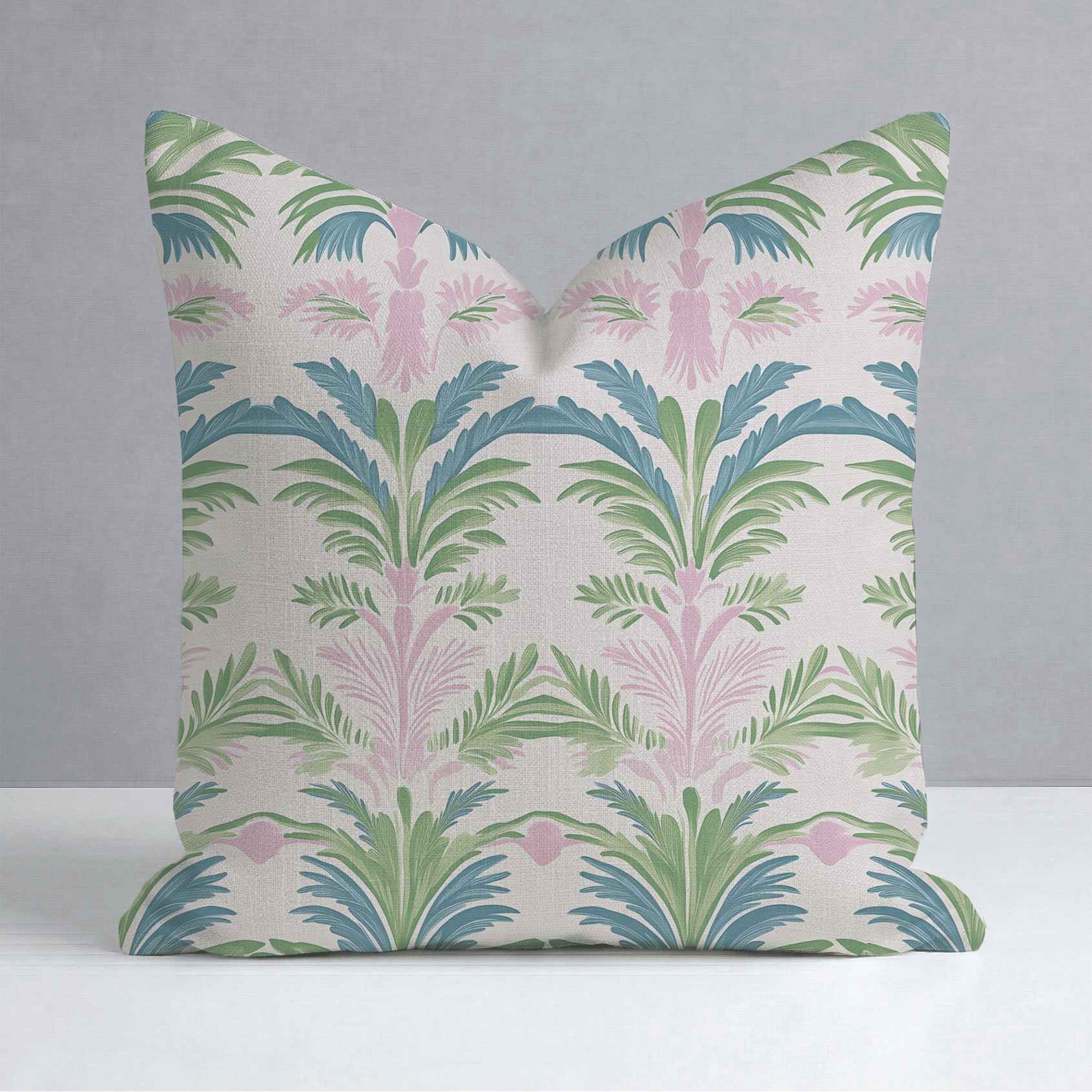 Bellagio Blush Throw Pillow - Lemon Park