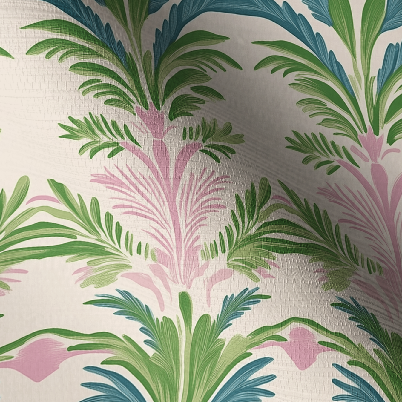 Bellagio Blush Faux Grasscloth Wallpaper