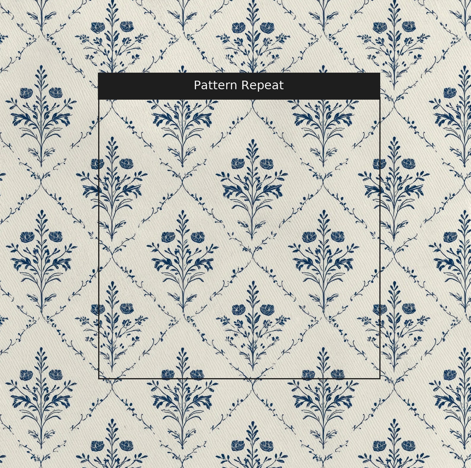 Benjamin Cream Floral - Fabric - Lemon Park