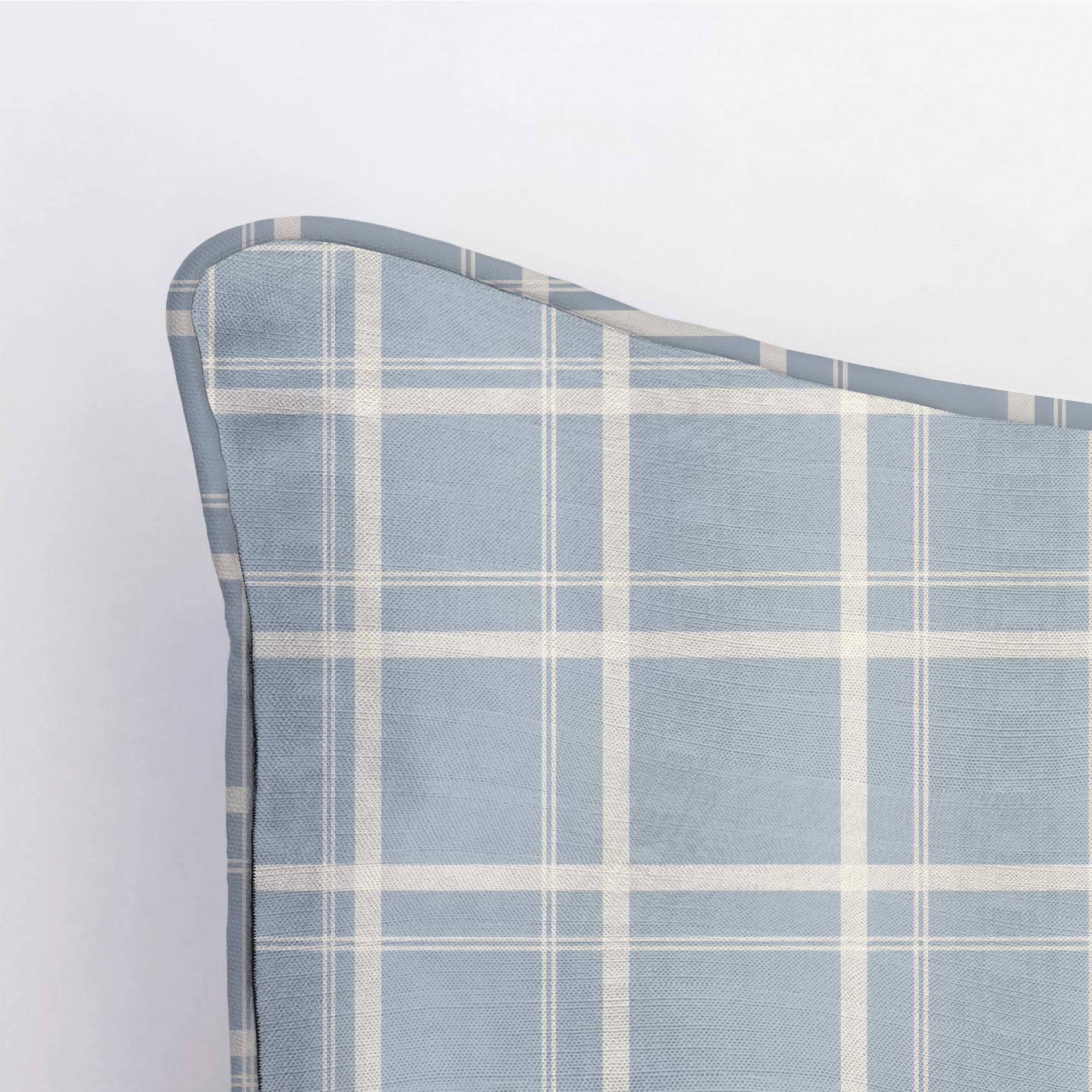 Benjamin Gingham Throw Pillow - Lemon Park