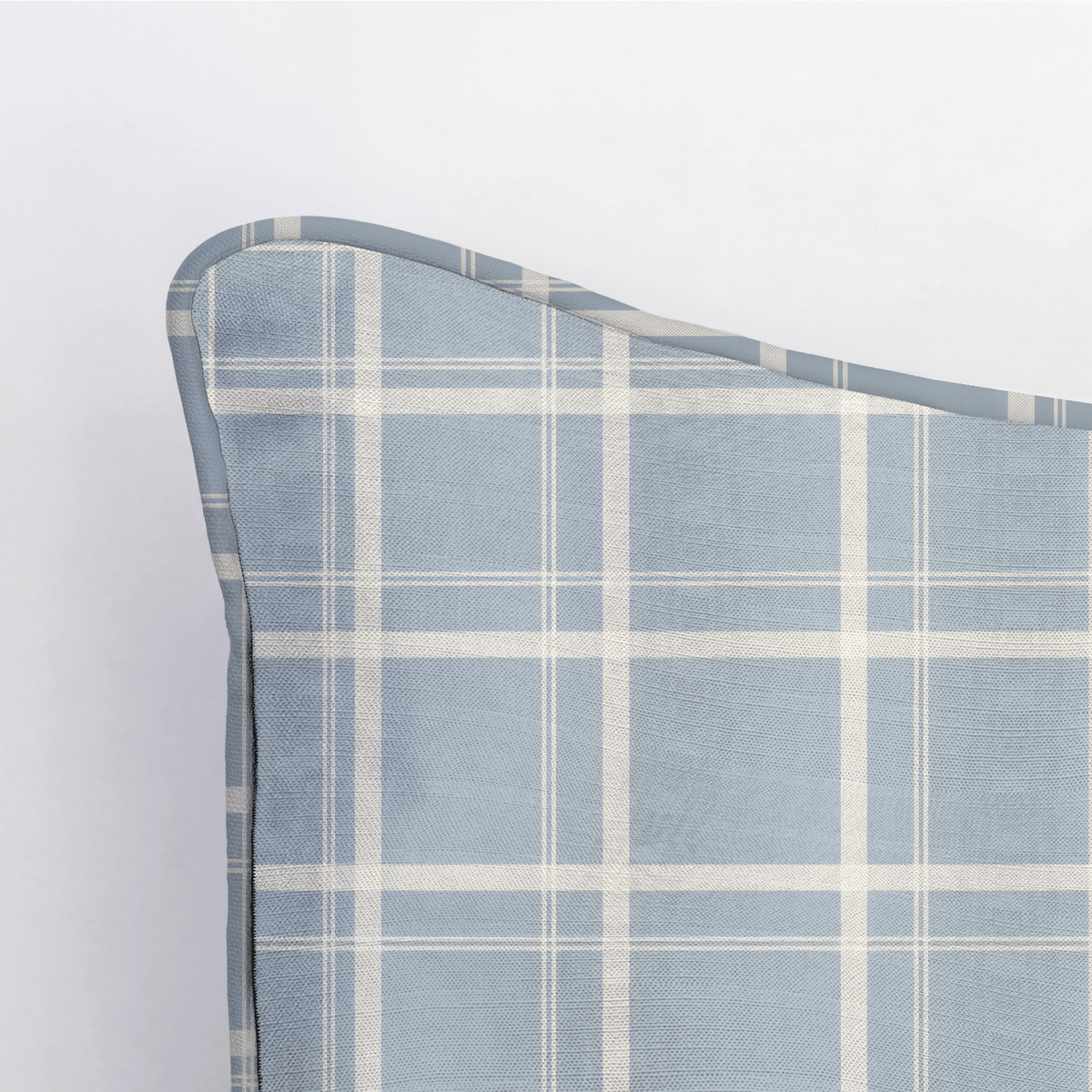 Benjamin Gingham Throw Pillow - Lemon Park