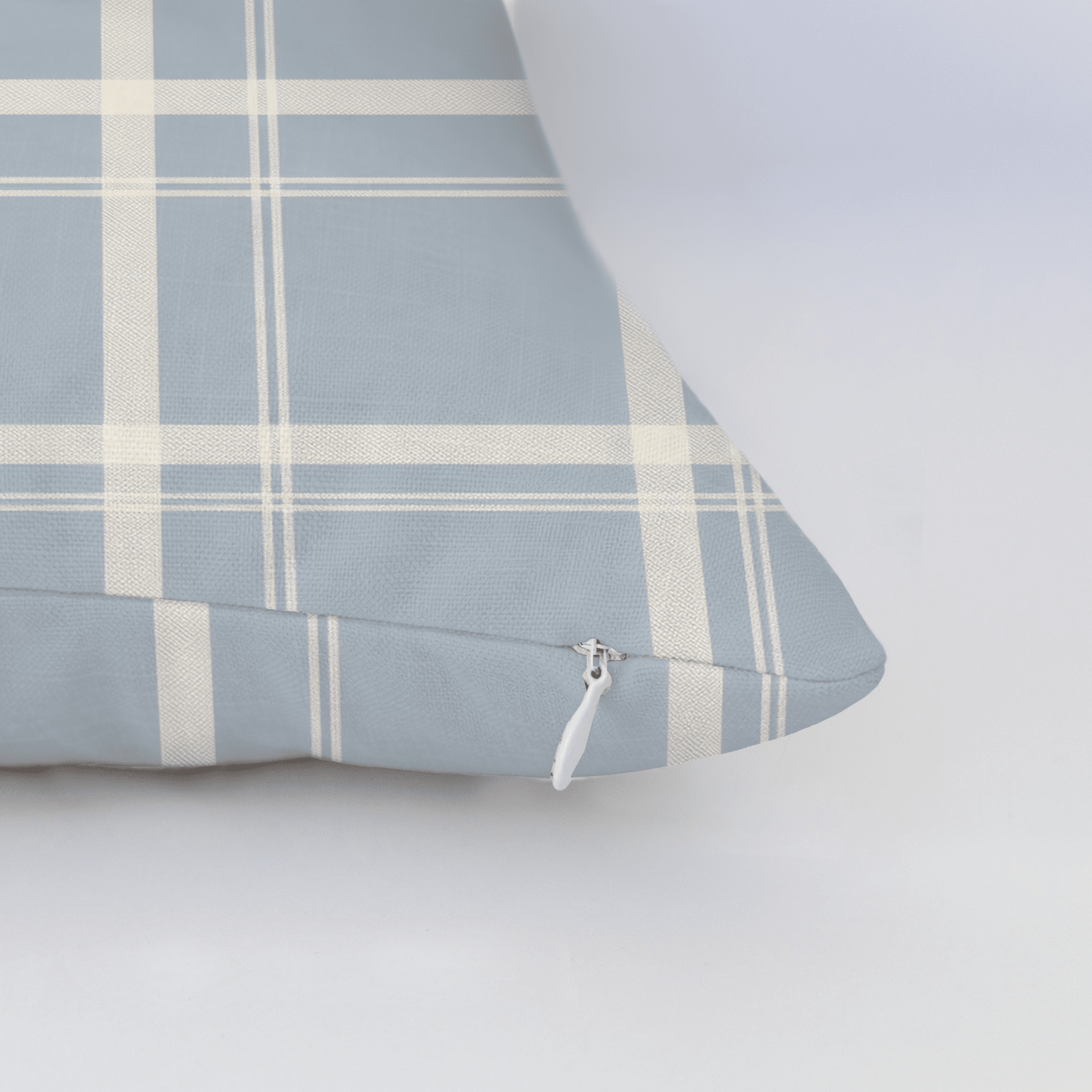 Benjamin Gingham Throw Pillow - Lemon Park