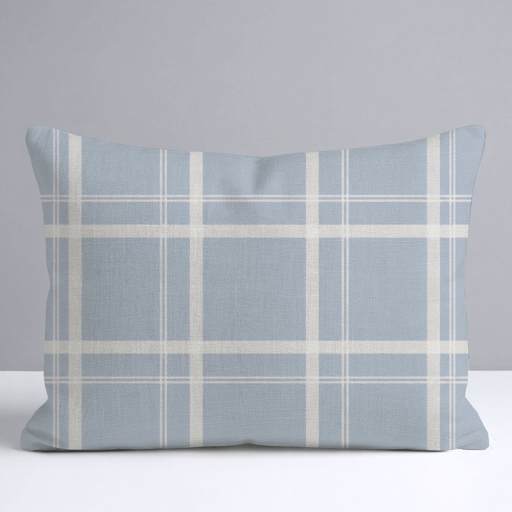 Benjamin Gingham Throw Pillow - Lemon Park