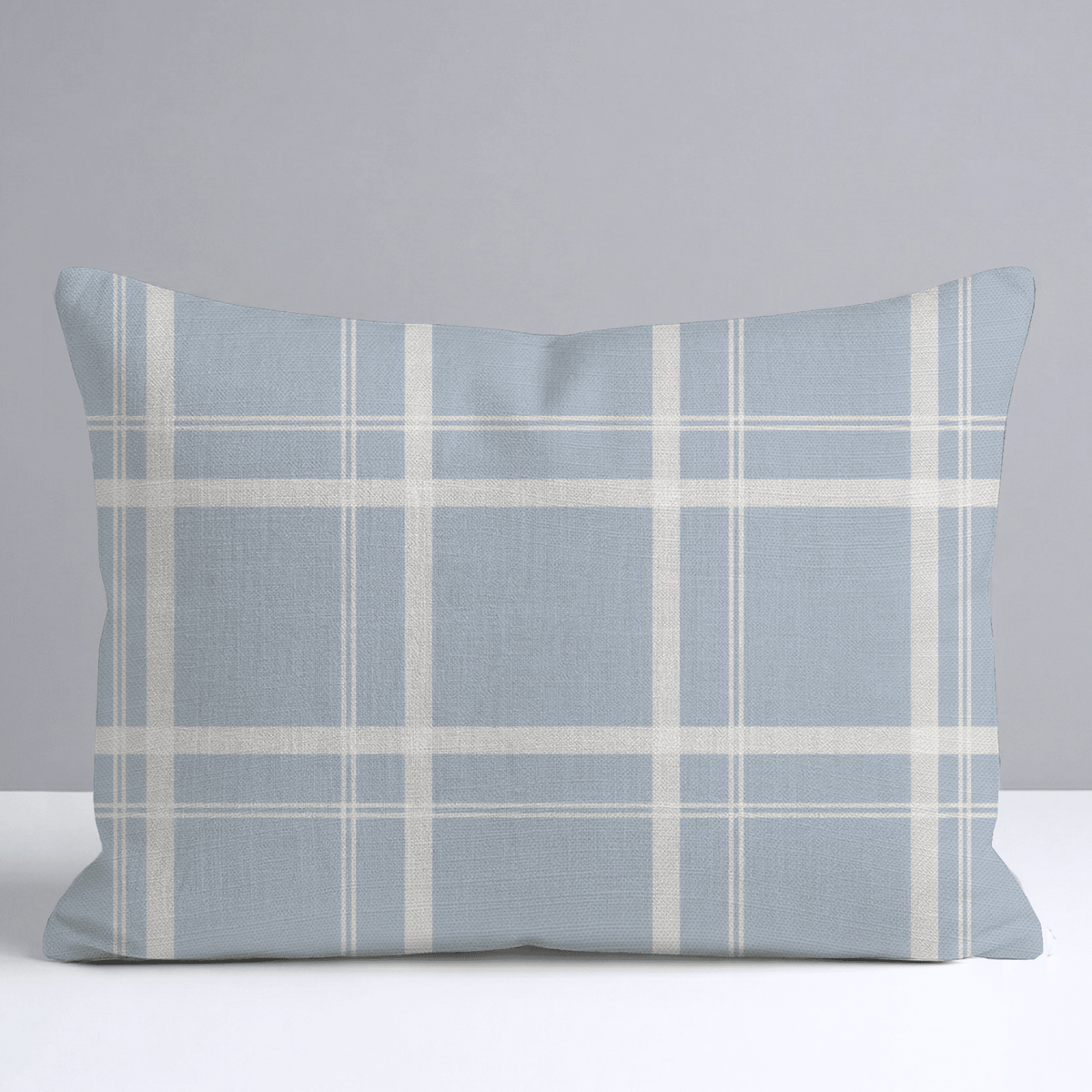 Benjamin Gingham Throw Pillow - Lemon Park
