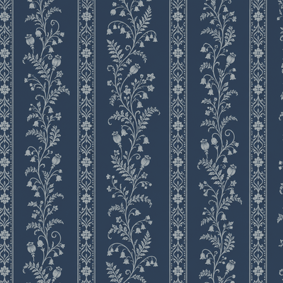 Benjamin Toile Stripes Wallpaper - Lemon Park