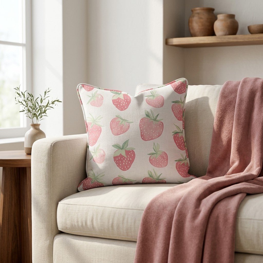 Berry Sweet Throw Pillow - Lemon Park
