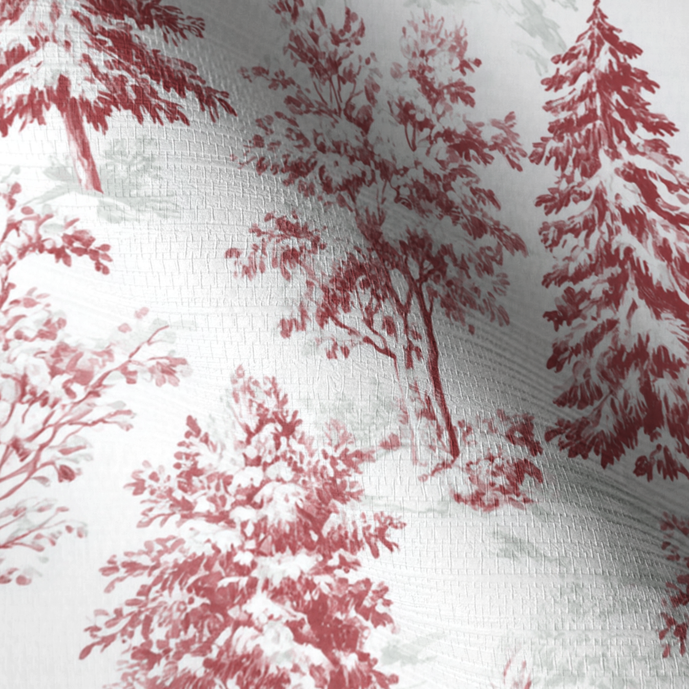 Berry Woods Faux Grasscloth Wallpaper