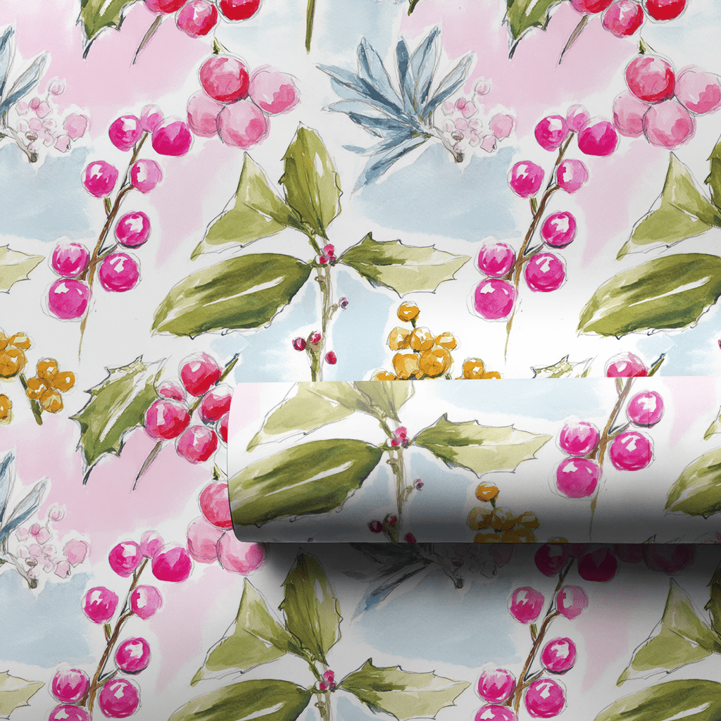 Berryton Frost - Wrapping Paper - Lemon Park