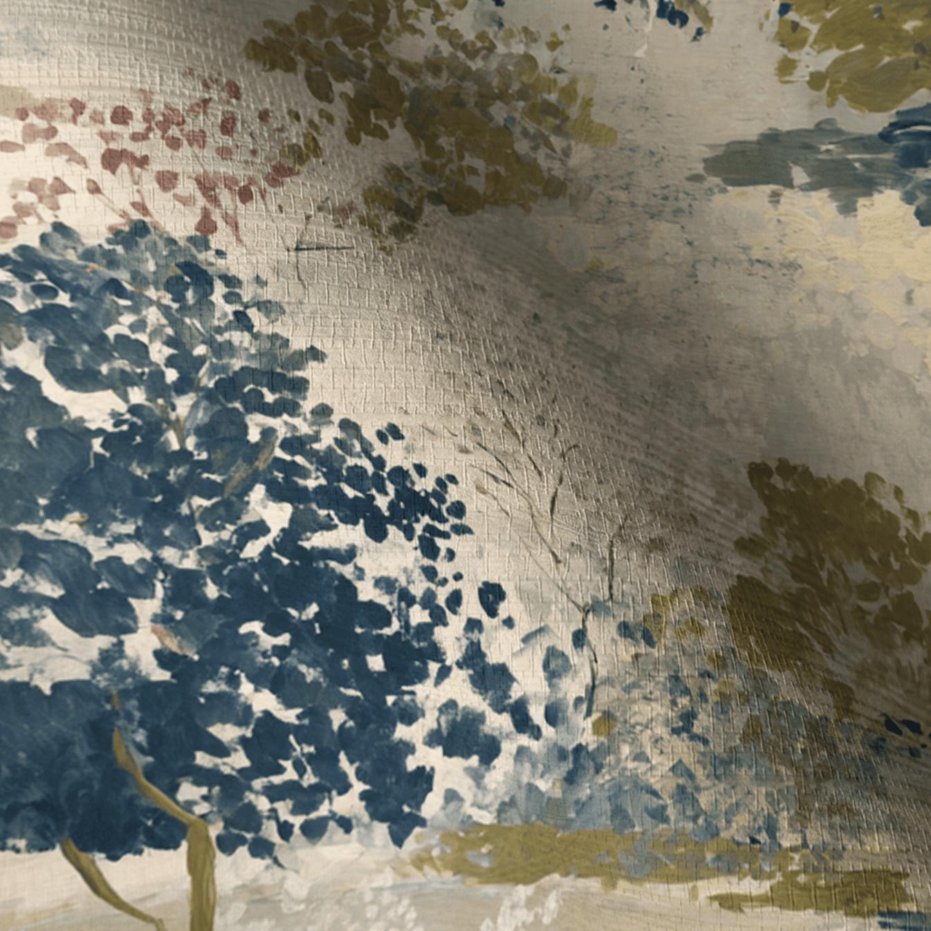 Beyond the Gate Faux Grasscloth Wallpaper - Lemon Park