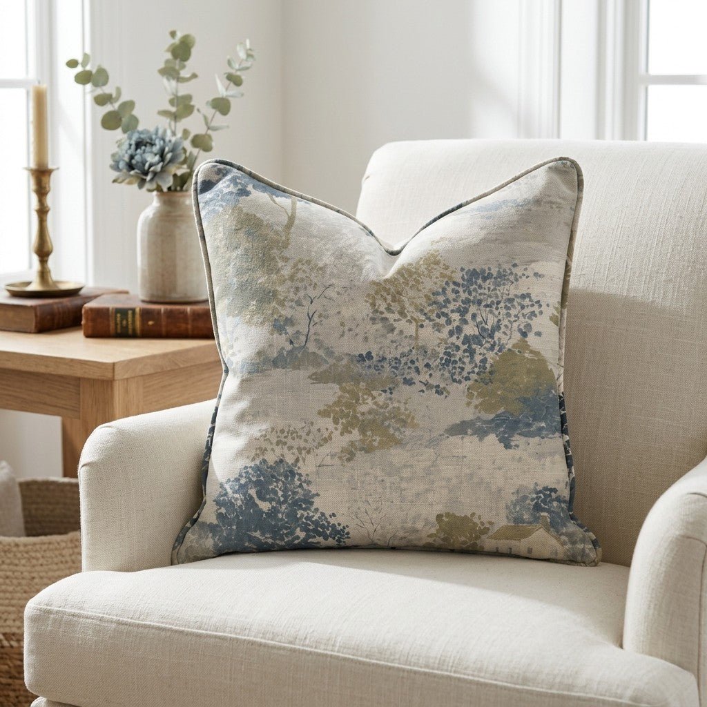 Beyond the Gate Throw Pillow - Lemon Park