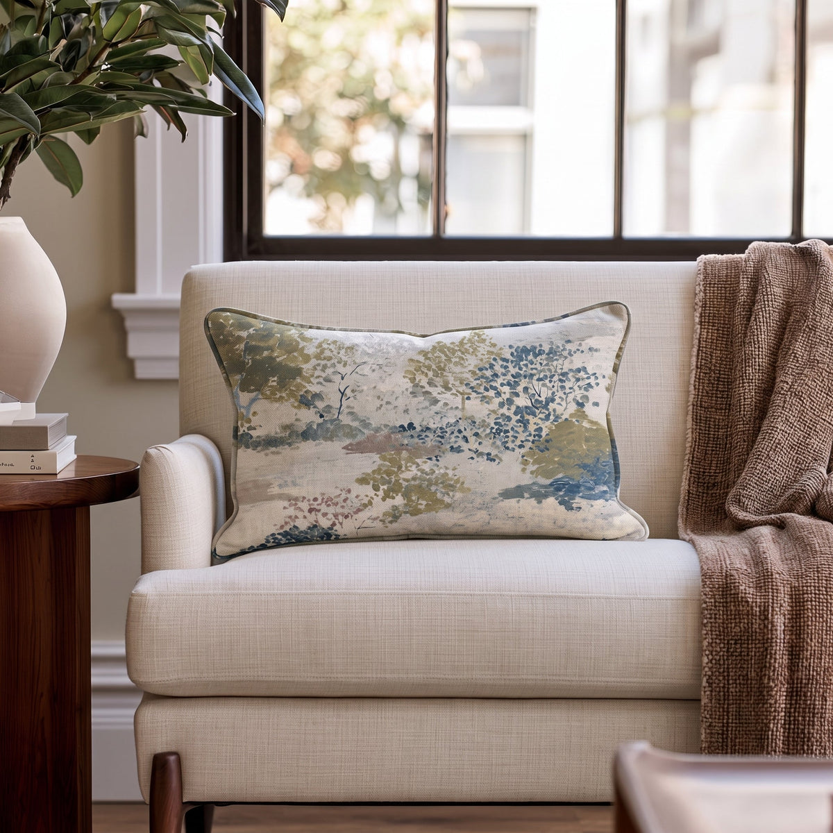 Beyond the Gate Throw Pillow - Lemon Park