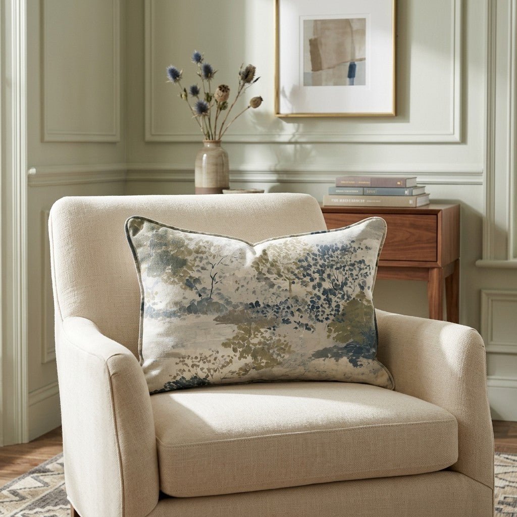 Beyond the Gate Throw Pillow - Lemon Park
