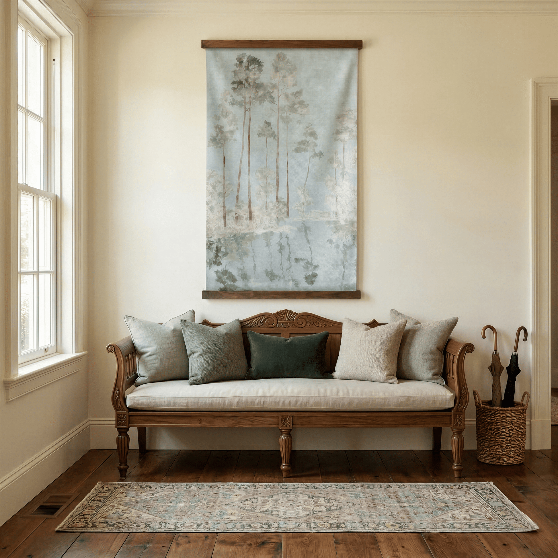 Birchwood (Green) - Tapestry - Lemon Park