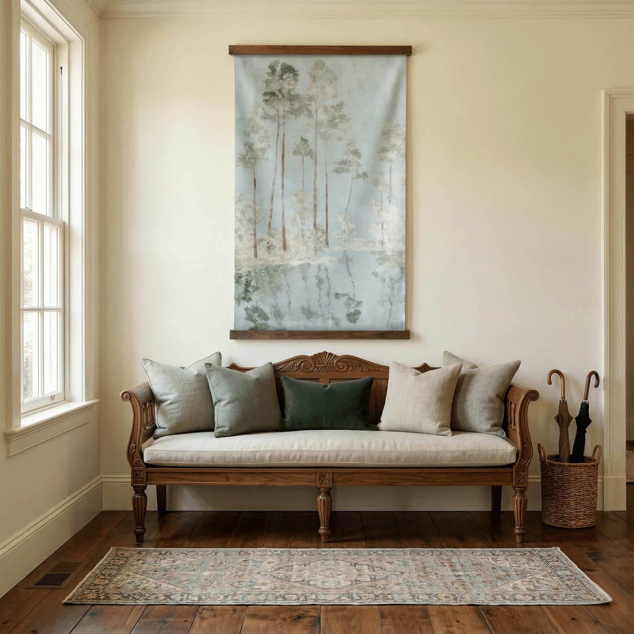 Birchwood (Green) - Tapestry - Lemon Park