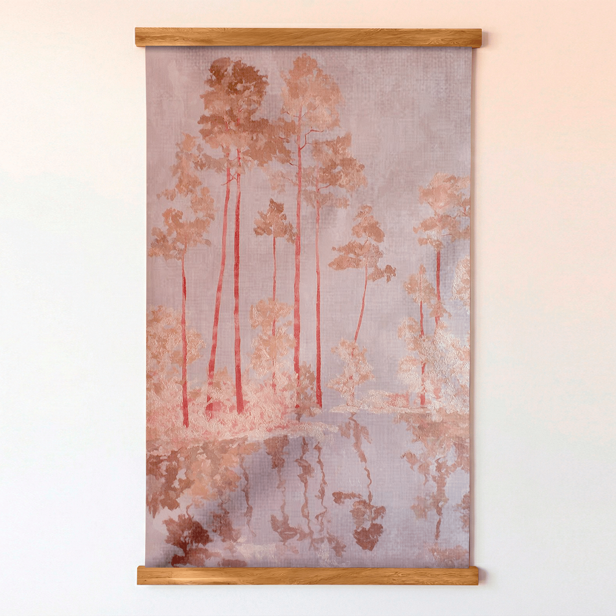 Birchwood (Red) - Tapestry - Lemon Park