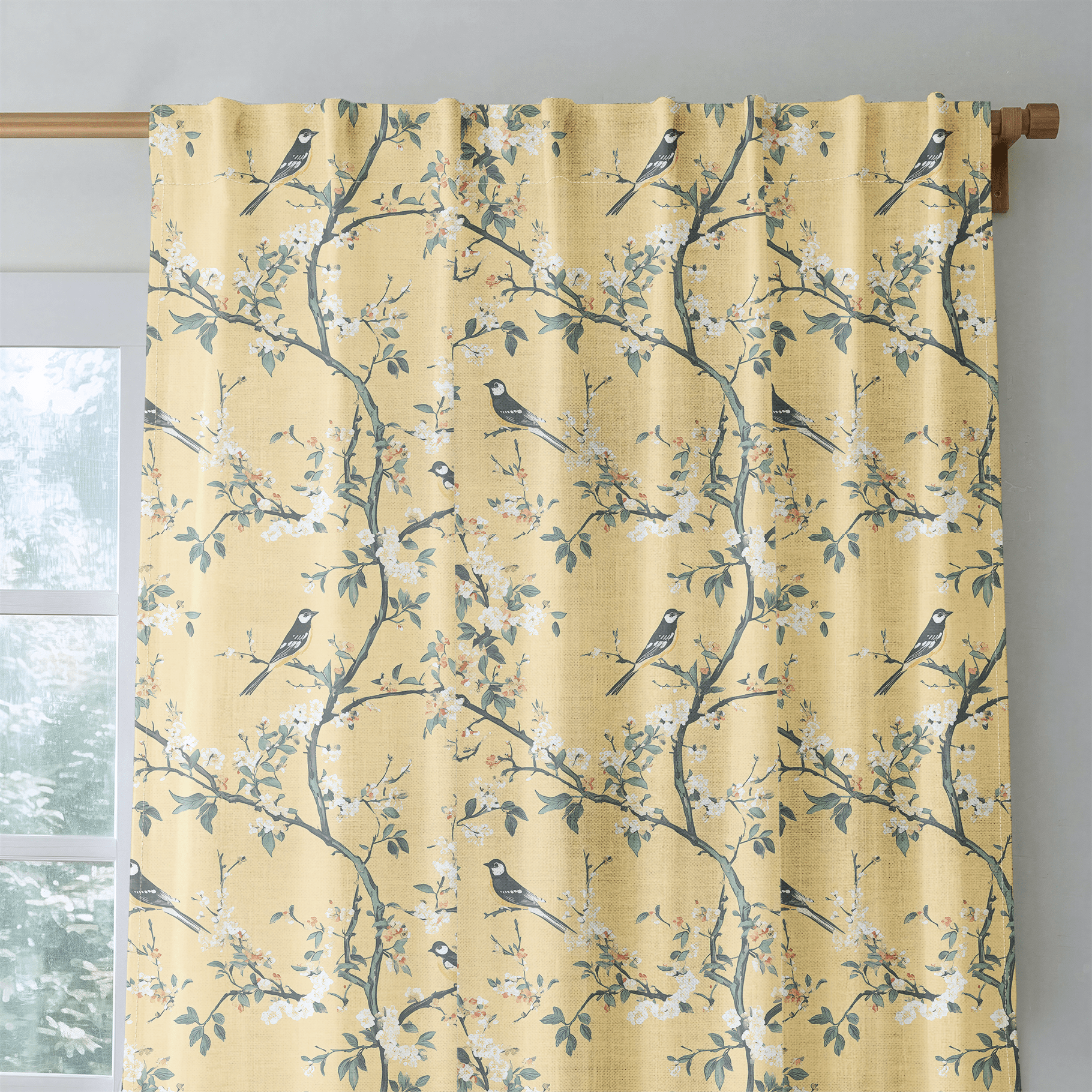 Birdsong - Drapery - Lemon Park