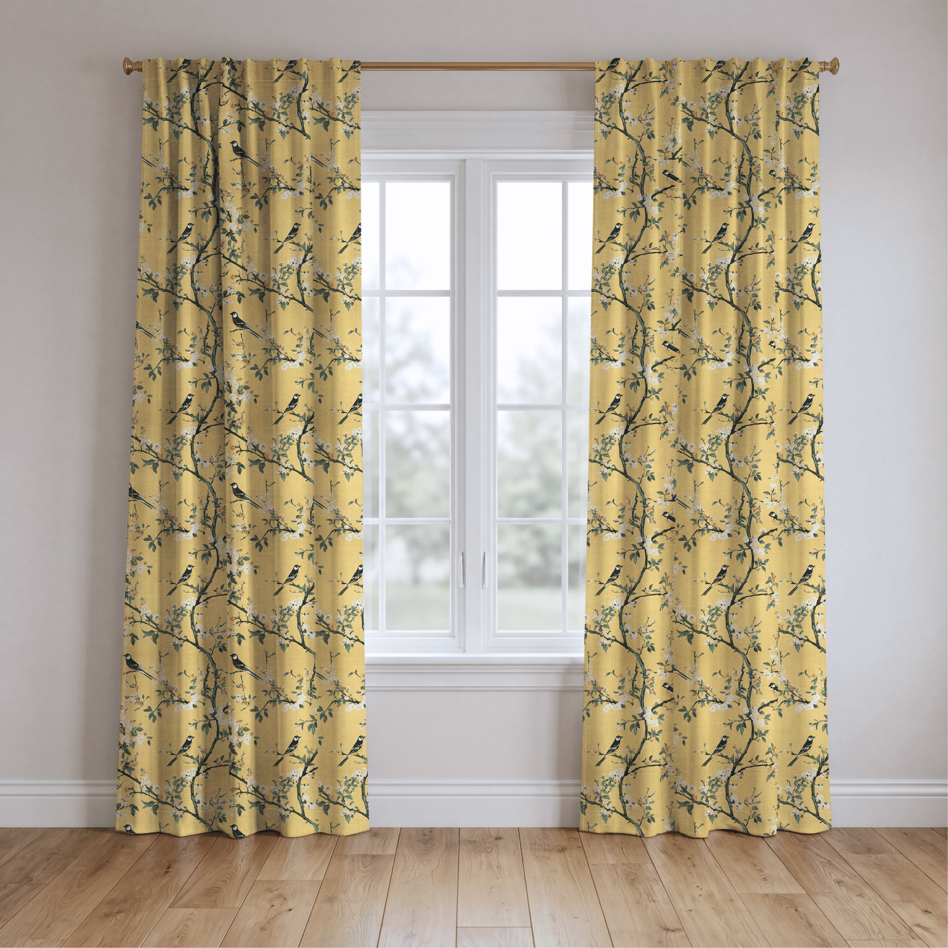 Birdsong - Drapery - Lemon Park