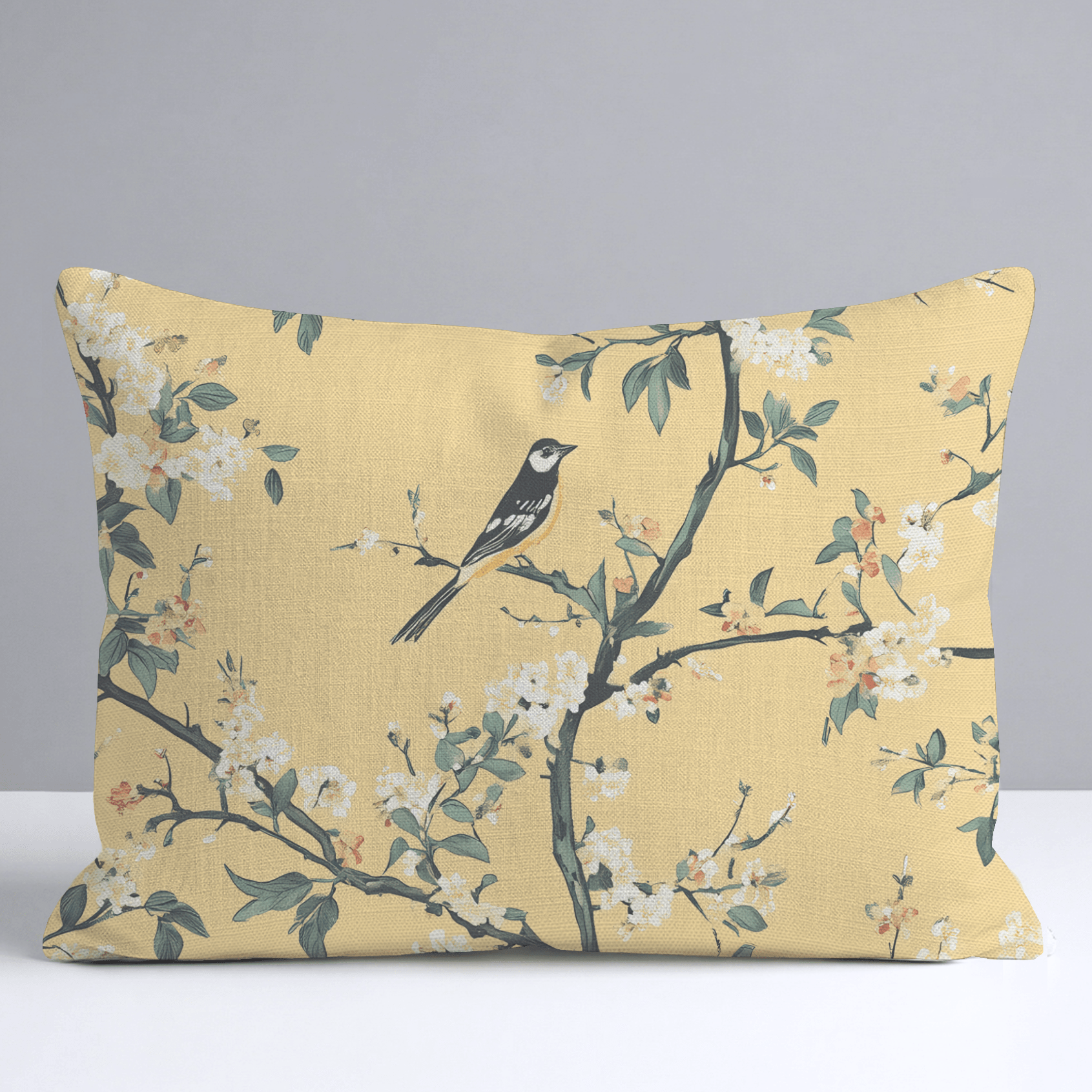 Birdsong Throw Pillow - Lemon Park