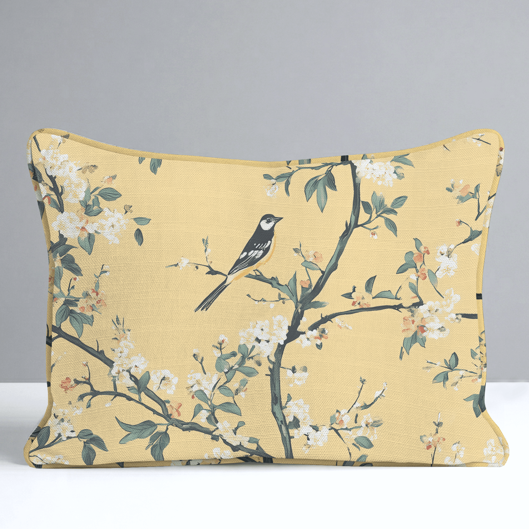 Birdsong Throw Pillow - Lemon Park