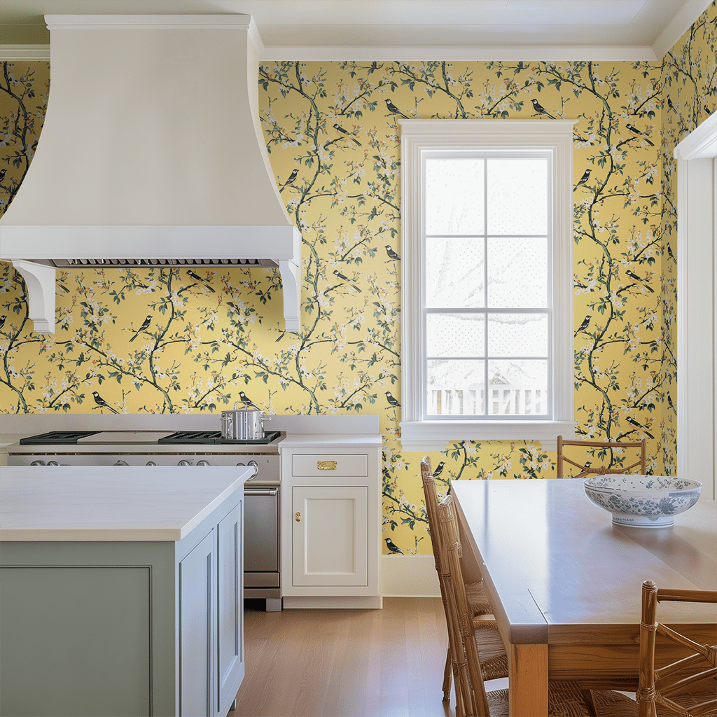 Birdsong Wallpaper - Lemon Park