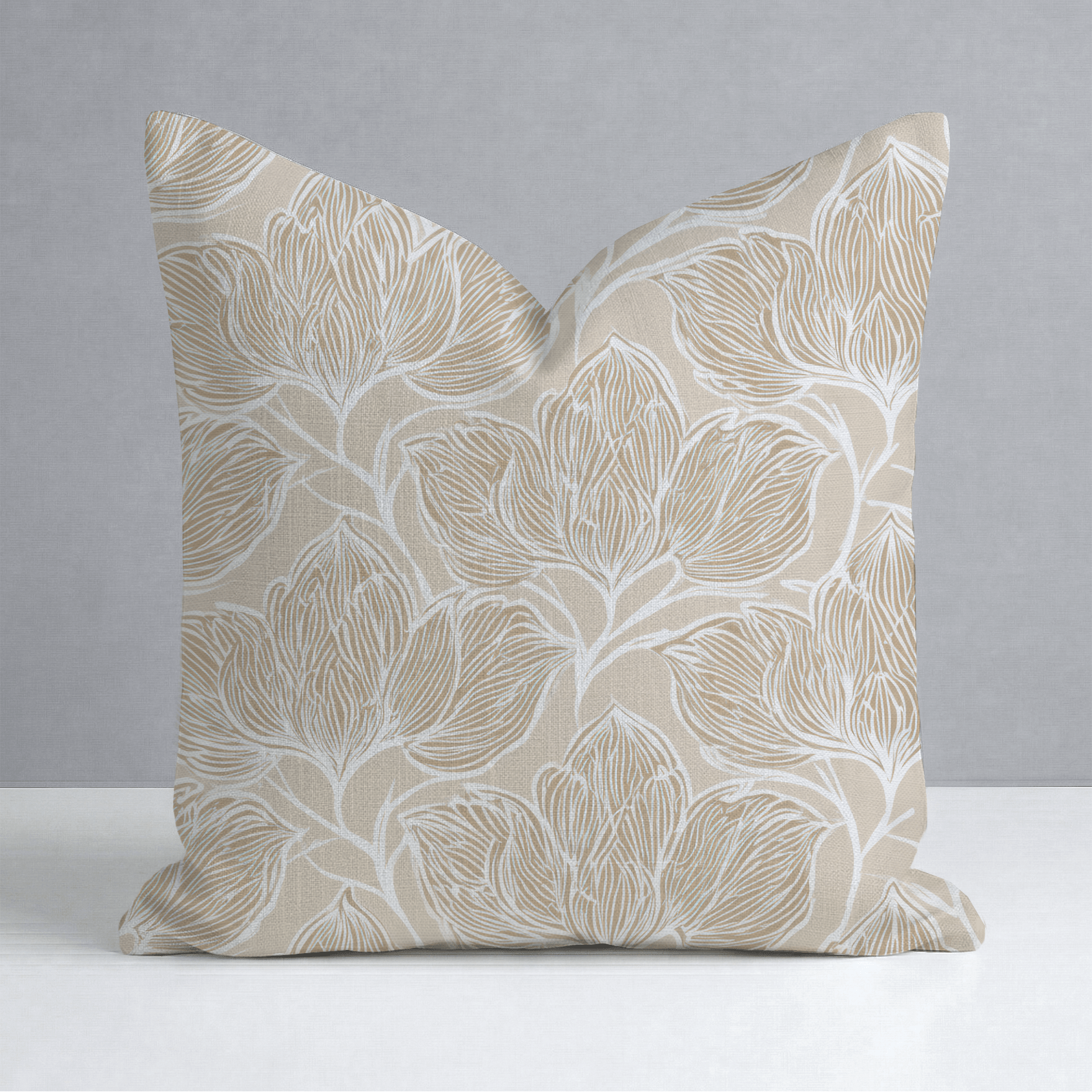 Biscotti Throw Pillow - Lemon Park