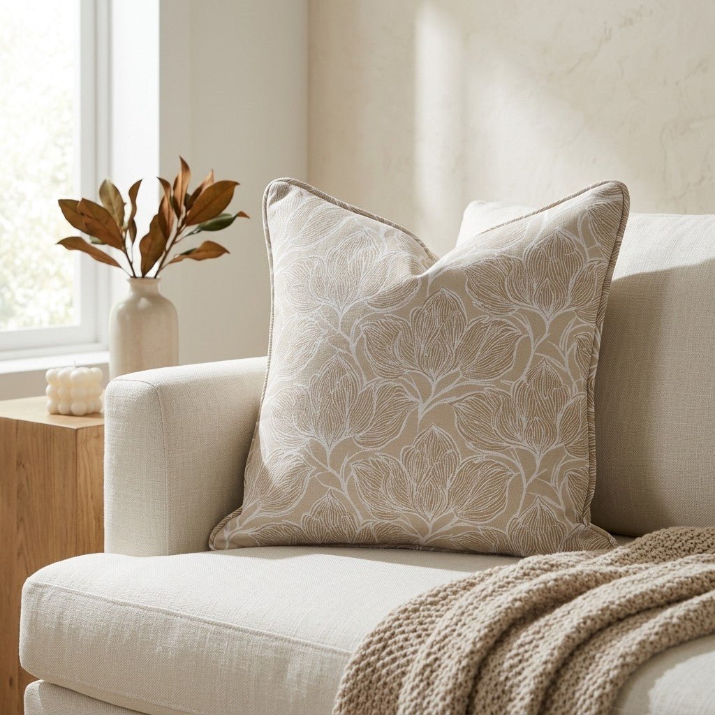 Biscotti Throw Pillow - Lemon Park