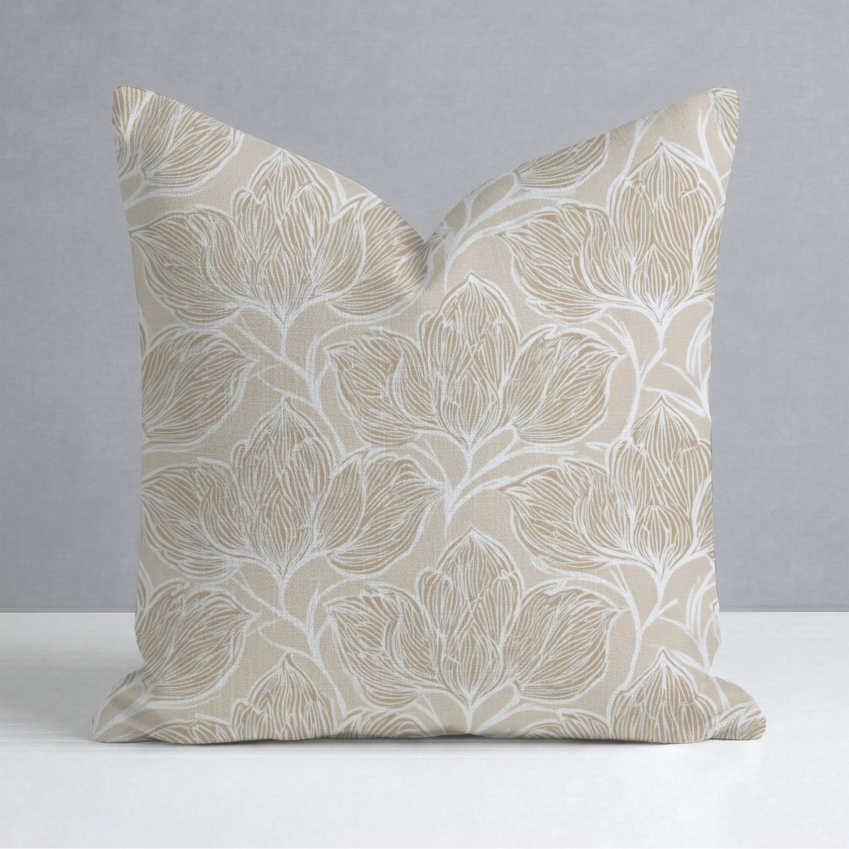 Biscotti Throw Pillow - Lemon Park